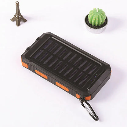 20000mAh Power Bank Waterproof Solar PowerBank External Battery Fast Mobile Phone Charger For Samsung iPhone Xiaomi Power bank