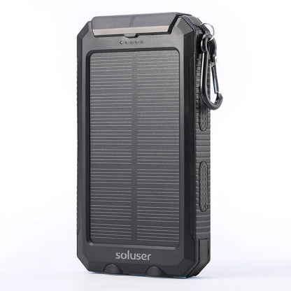 20000mAh Power Bank Waterproof Solar PowerBank External Battery Fast Mobile Phone Charger For Samsung iPhone Xiaomi Power bank