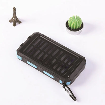 20000mAh Power Bank Waterproof Solar PowerBank External Battery Fast Mobile Phone Charger For Samsung iPhone Xiaomi Power bank