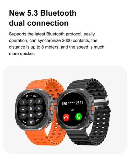 2025 New Smart Watch 32GB Memory Video NFC 1.5Inch AMOLED Screen Sport Fitness Tracker