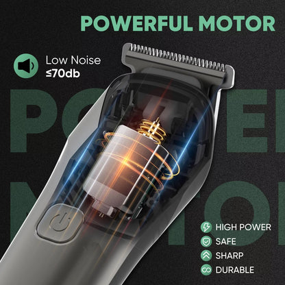 Sejoy Hair Clippers Beard  Trimmer for Men Cordless Barber Clippers for Hair Cutting Machine Rechargeable Beard Trimmer