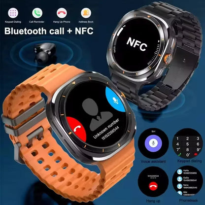 2025 New Smart Watch 32GB Memory Video NFC 1.5Inch AMOLED Screen Sport Fitness Tracker